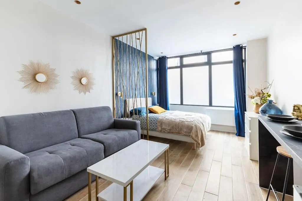 Chaudron/La Fayette Canal St-Martin Cosy Studio 4P Παρίσι Γαλλία